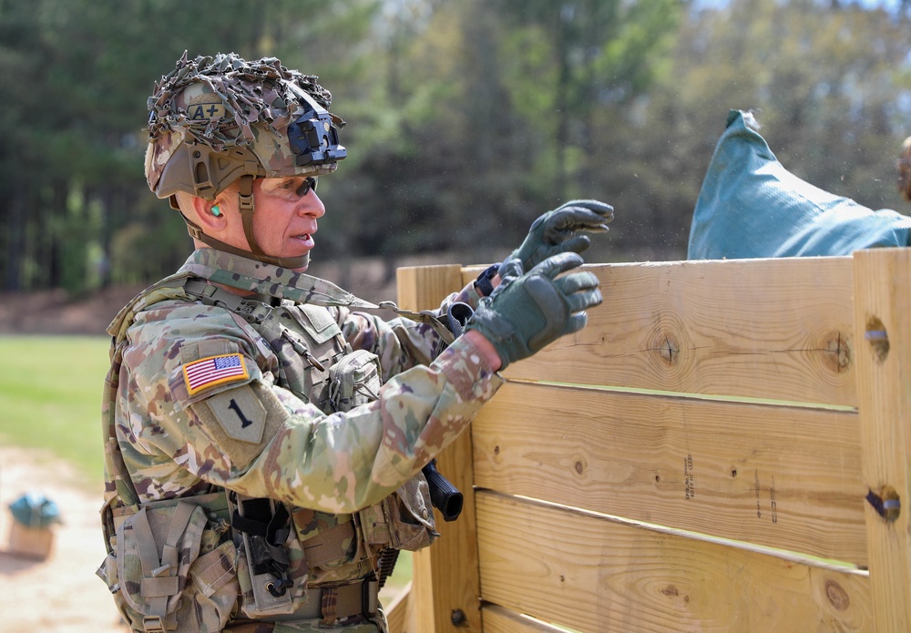 Sgt. Maj. of the Army participates in the 82nd Airborne Division Stress Shoot