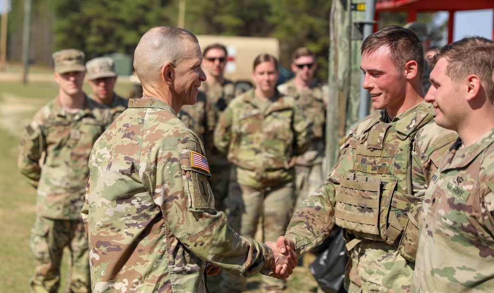 Sgt. Maj. of the Army participates in the 82nd Airborne Division Stress Shoot