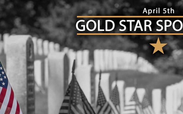 Gold Star Spouse Day Graphic