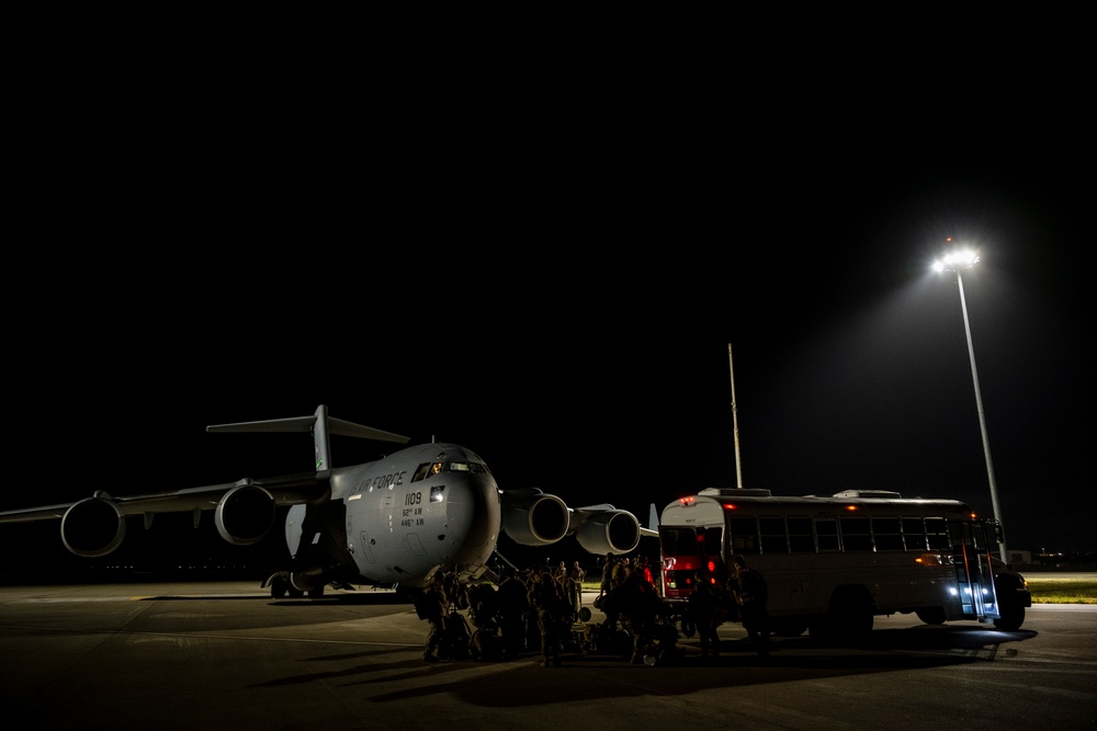 Contingency Response Wing deploys from Travis AFB