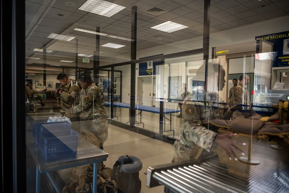 Contingency Response Wing deploys from Travis AFB