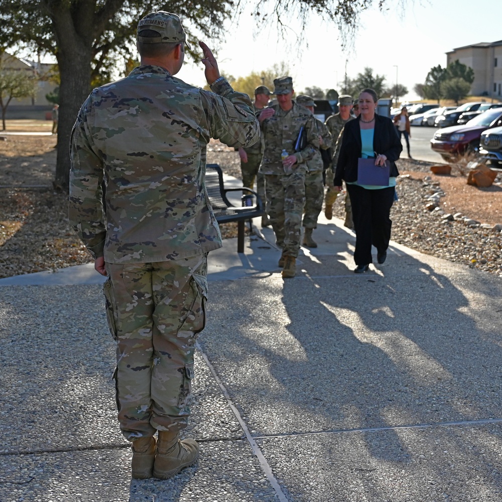 Space Force Delta 1 commander visits Goodfellow
