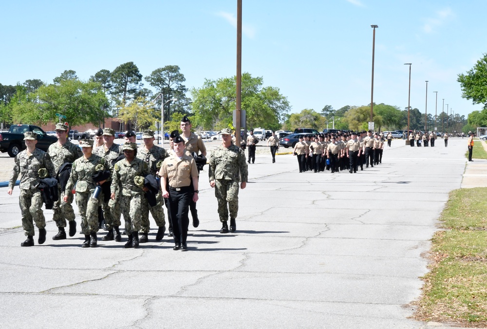 Students from Corry Station Attend Classes Without Masks