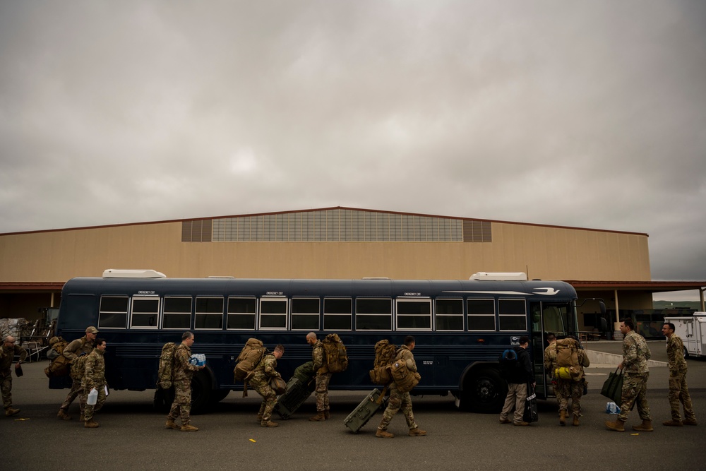 Contingency Response Wing deploys from Travis AFB