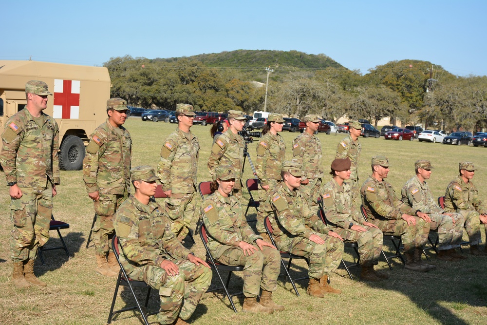 MEDCoE awards Expert Field Medical Badges in ceremony at Camp Bullis