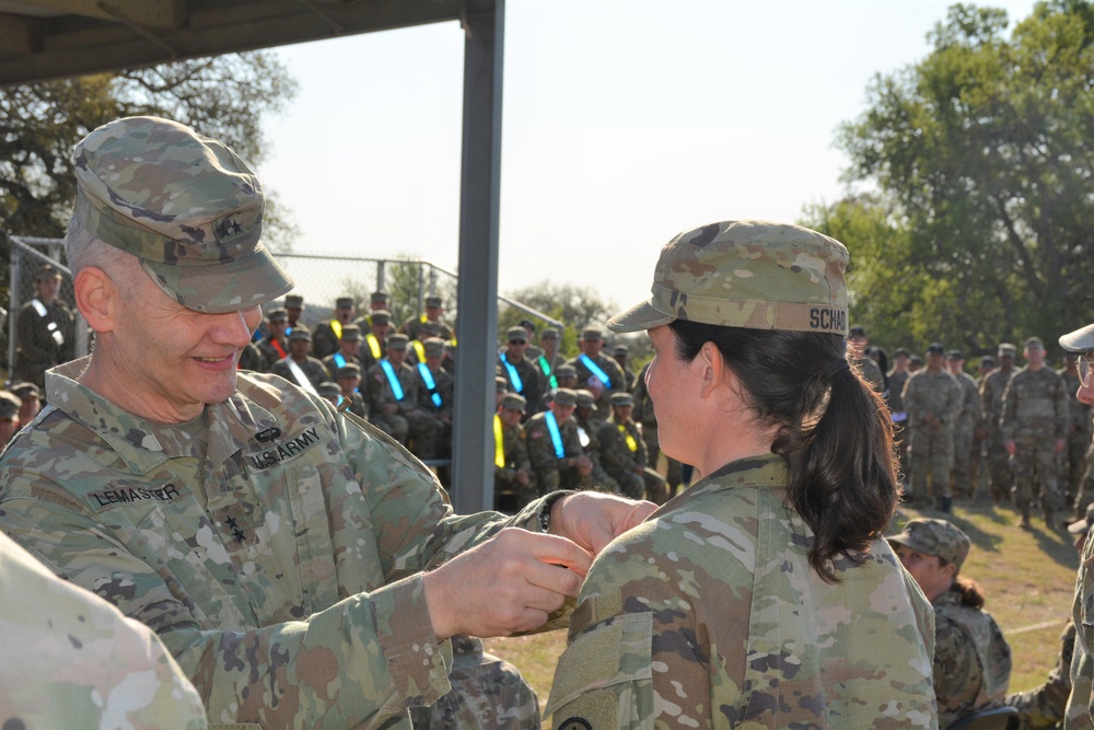 MEDCoE awards Expert Field Medical Badges in ceremony at Camp Bullis