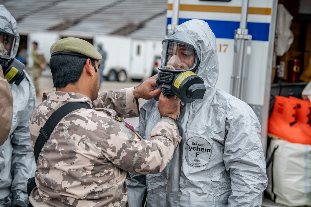 W.Va. Guard conducts CBRN exericse with Qatar Armed Forces Joint Command