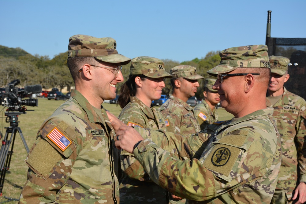 MEDCoE awards Expert Field Medical Badges in ceremony at Camp Bullis