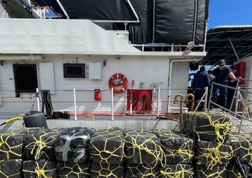 Coast Guard offloads a $20 million in cocaine, following at-sea drug bust near Puerto Rico