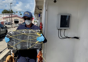 Coast Guard offloads a $20 million in cocaine, following at-sea drug bust near Puerto Rico