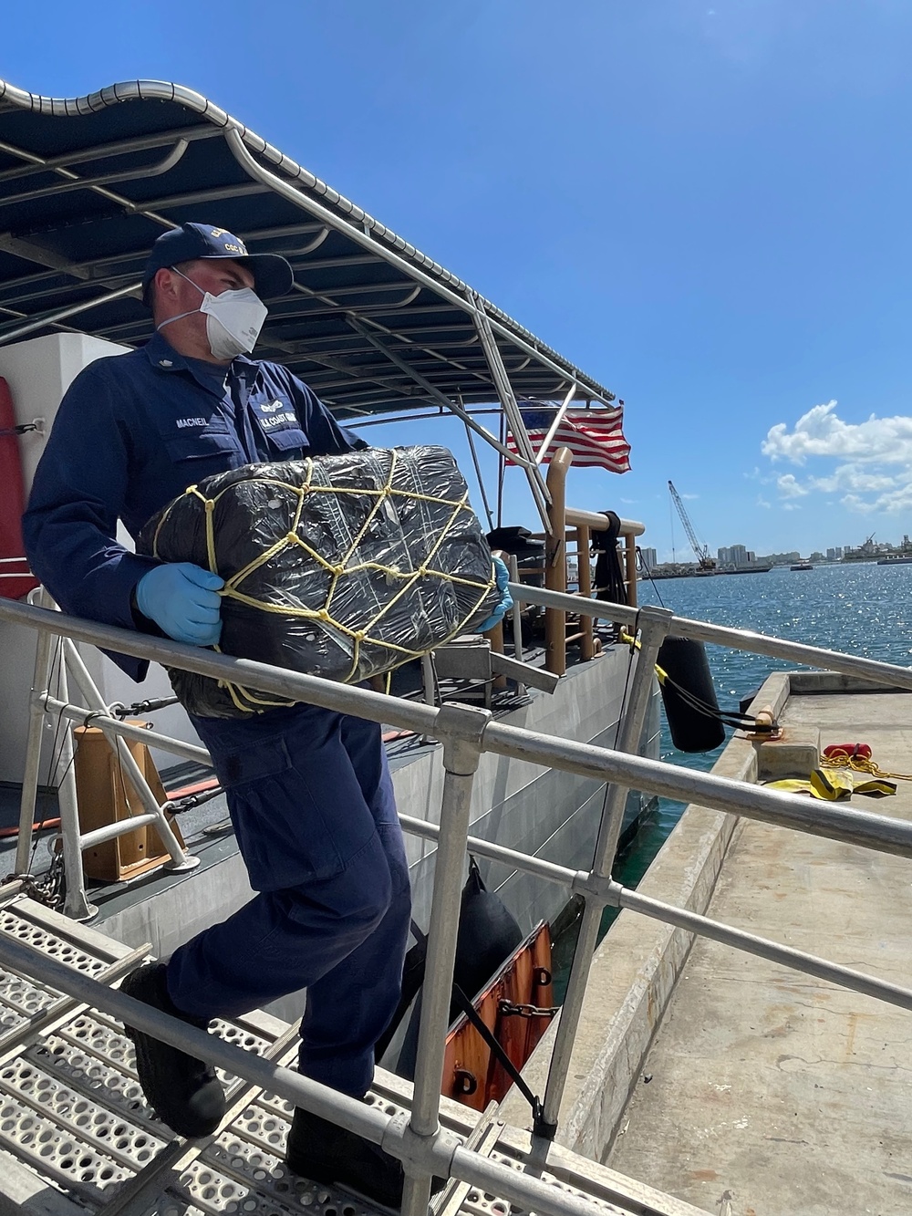 Coast Guard offloads a $20 million in cocaine, following at-sea drug bust near Puerto Rico