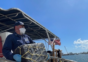 Coast Guard offloads a $20 million in cocaine, following at-sea drug bust near Puerto Rico