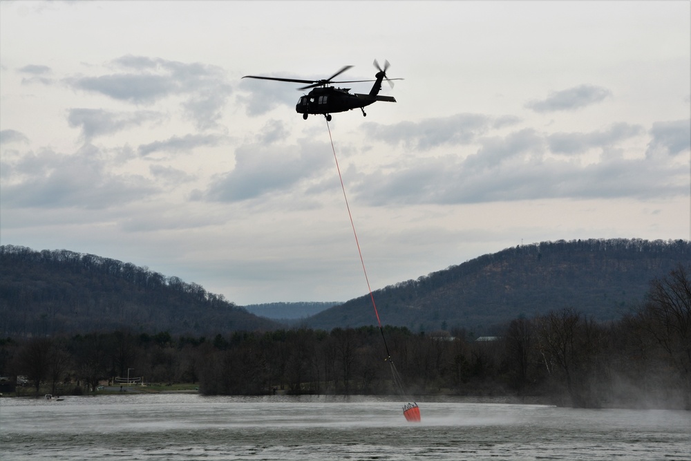 Water bucket training at Memorial Lake State Park