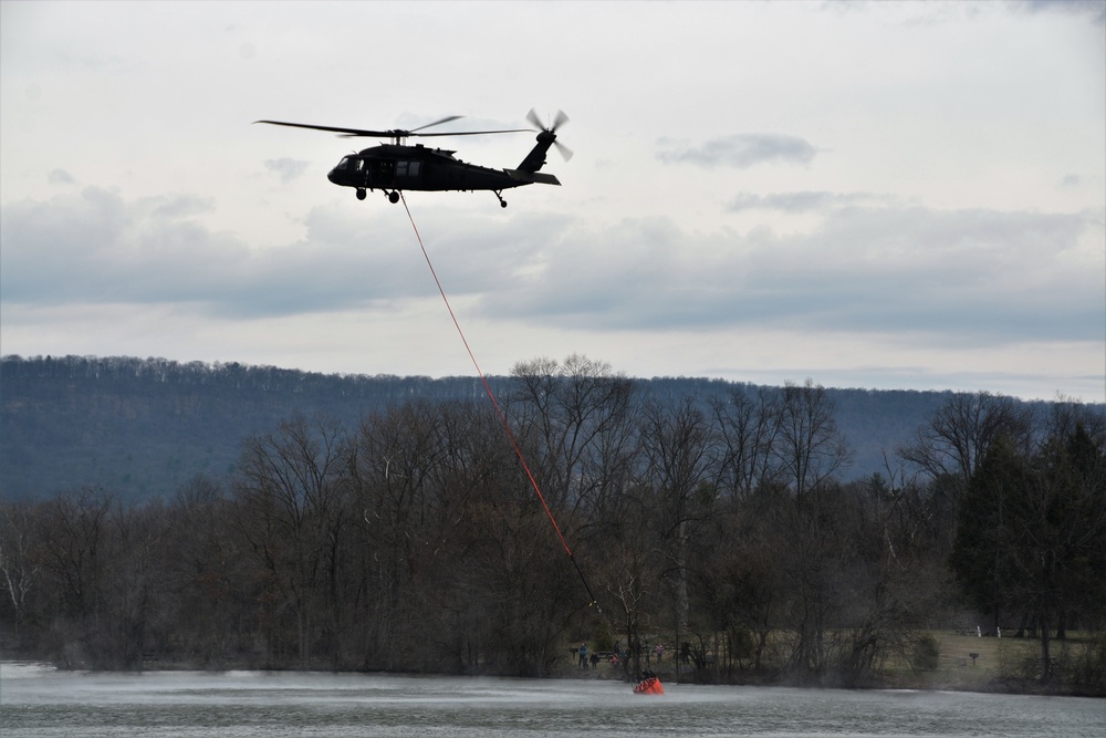 Water bucket training at Memorial Lake State Park