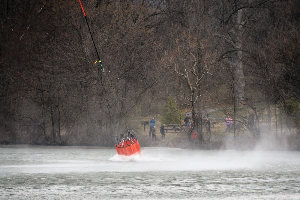 Water bucket training at Memorial Lake State Park