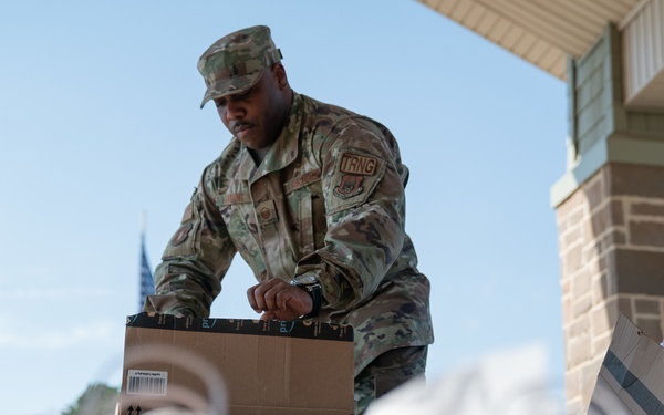 413th FSF donates care bags to local rehabilitation center