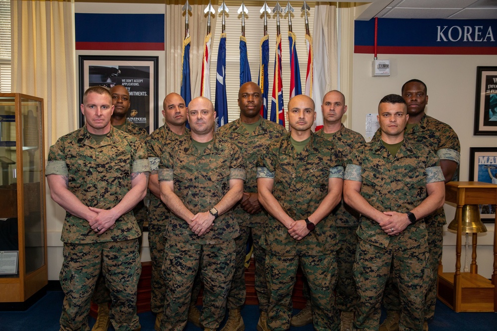 Sergeants Major of 6th Marine Corps District