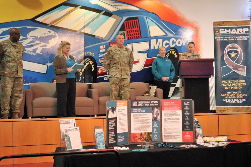 Fort McCoy kicks off April with Sexual Assault Awareness and Prevention Month proclamation signing