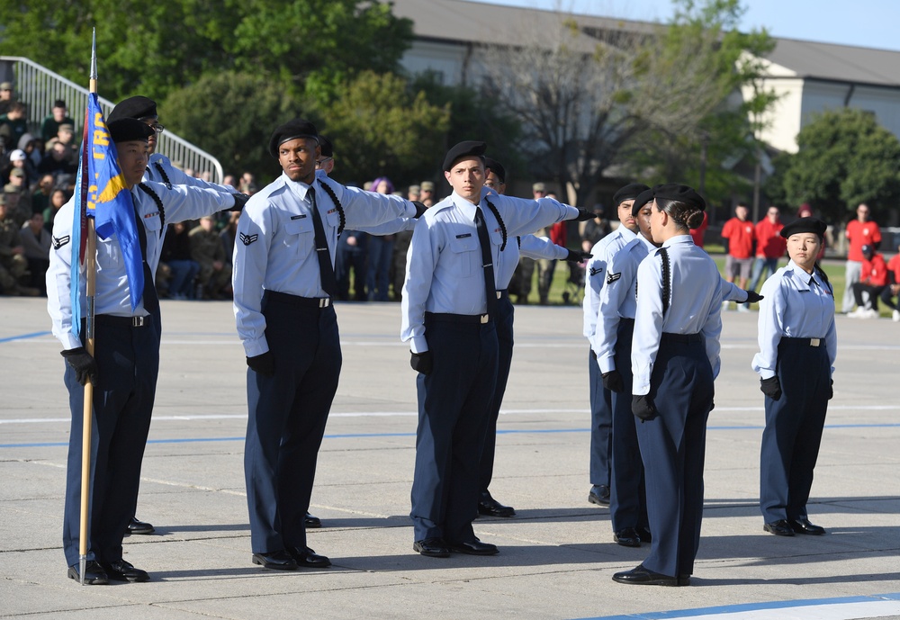 81st TRG Airmen execute drill down routines