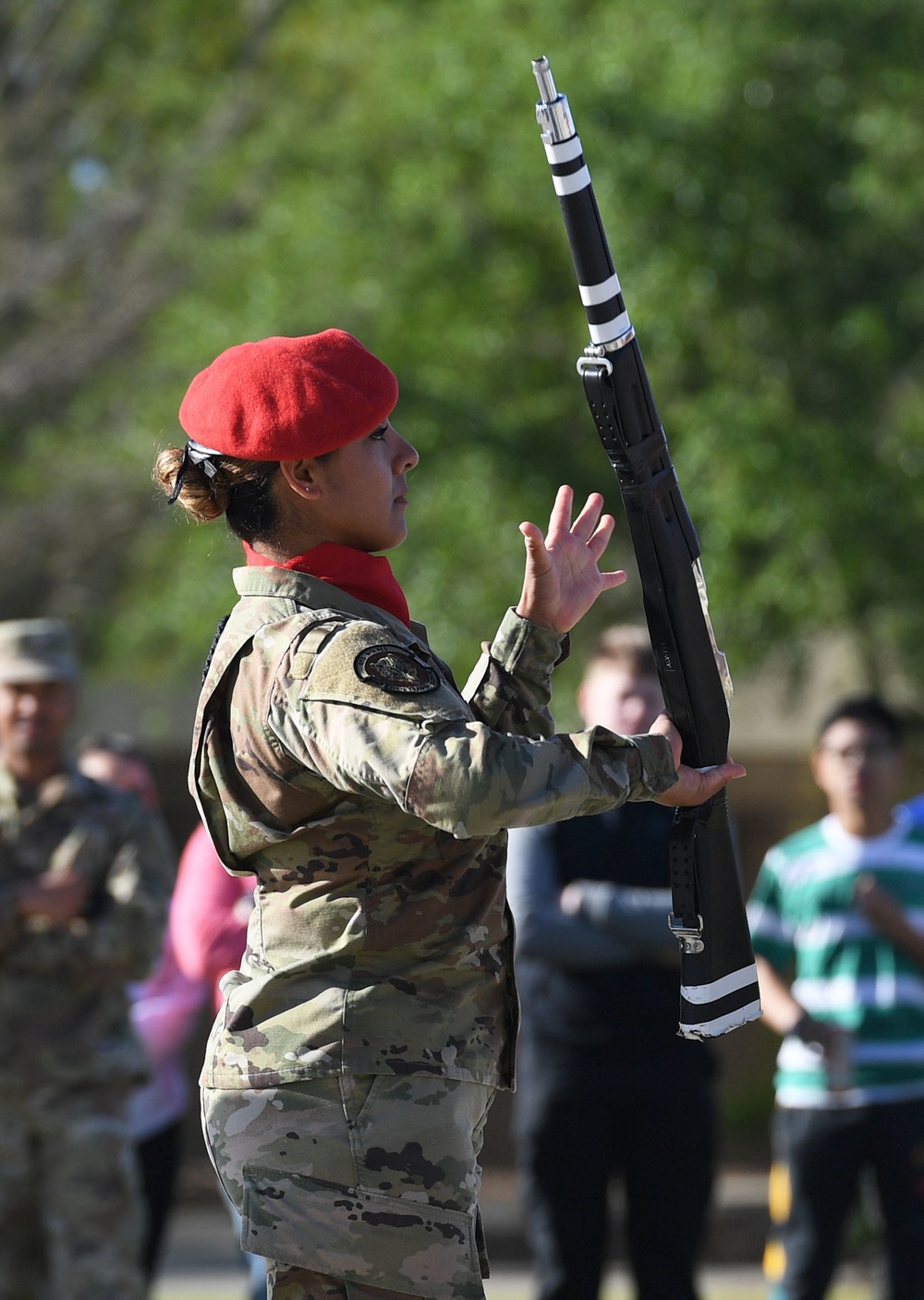 81st TRG Airmen execute drill down routines