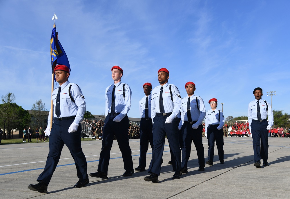 81st TRG Airmen execute drill down routines