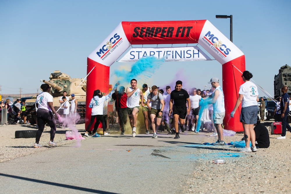MCAGCC MCCS holds Colorful Consent Run