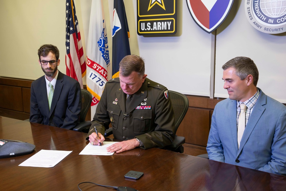 Signed agreement strengthens partnership and security