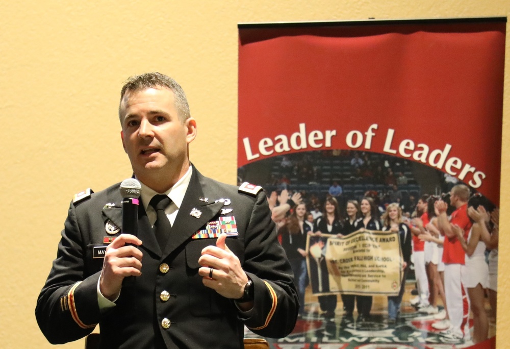 Fort McCoy Leaders Speak at Wis. Student Leadership Conference