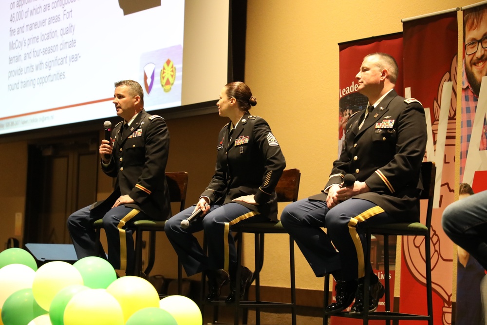 Fort McCoy Leaders Speak at Wis. Student Leadership Conference