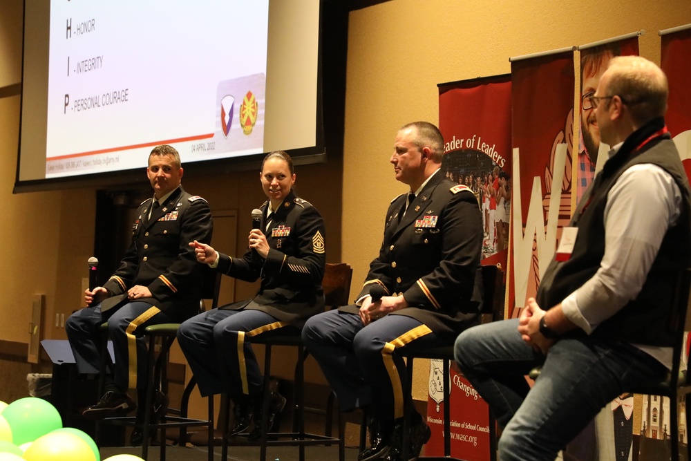 Fort McCoy Leaders Speak at Wis. Student Leadership Conference