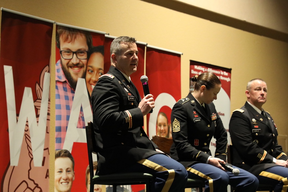 Fort McCoy Leaders Speak at Wis. Student Leadership Conference