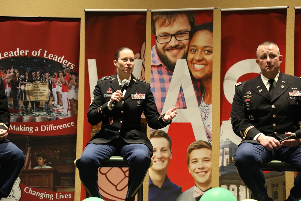 Fort McCoy Leaders Speak at Wis. Student Leadership Conference