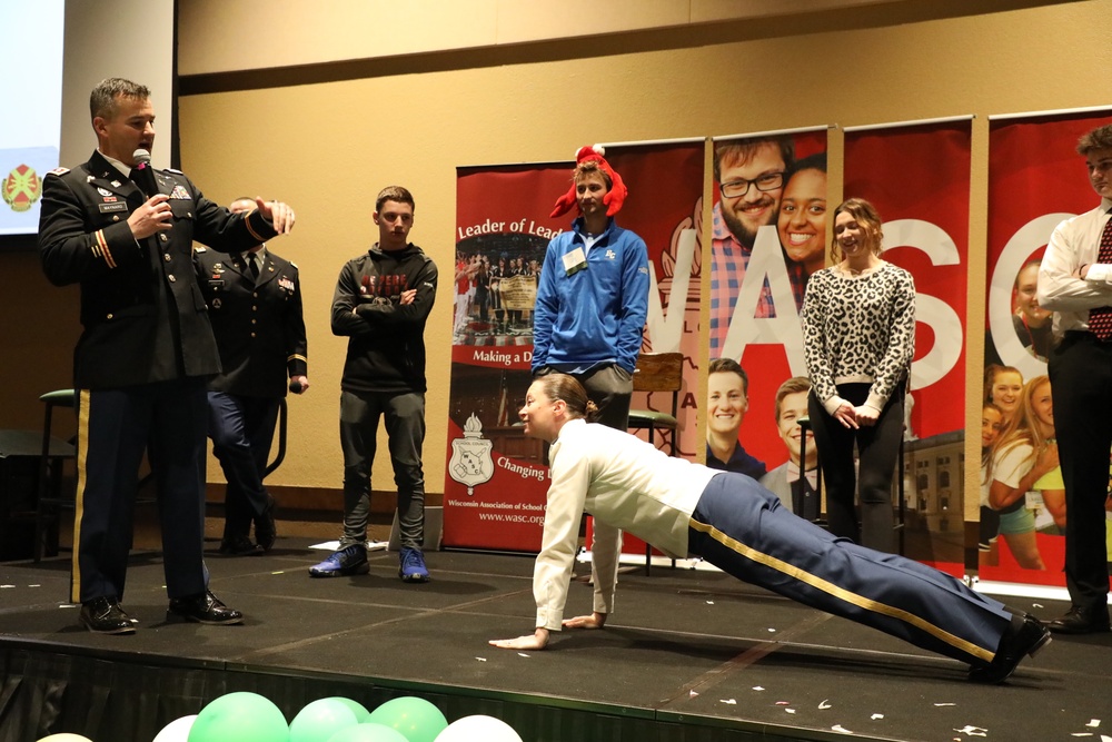 Fort McCoy Leaders Speak at Wis. Student Leadership Conference