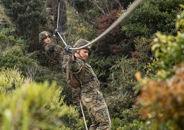 III MIG at Jungle Warfare Training Center: endurance course
