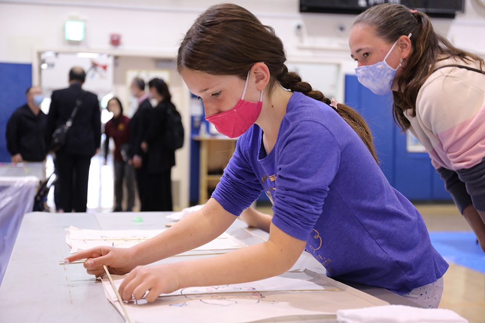 Camp Zama community members get crafty making traditional Japanese kites