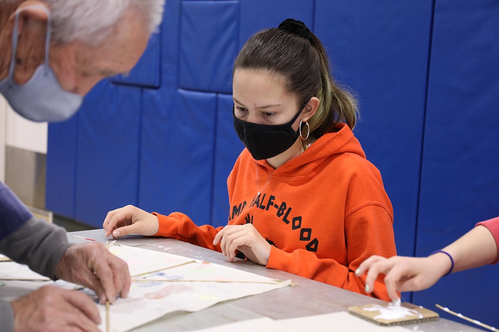 Camp Zama community members get crafty making traditional Japanese kites