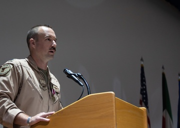 386th Air Expeditionary Wing holds change of command with 61st Expeditionary Airlift Squadron redesignation