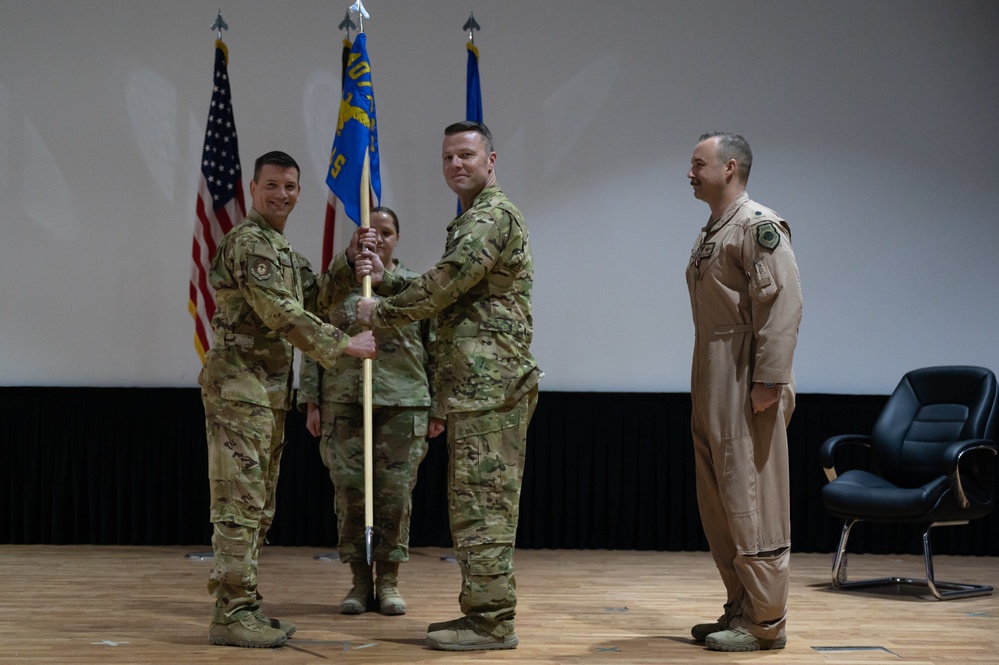 386th Air Expeditionary Wing holds change of command with 61st Expeditionary Airlift Squadron redesignation