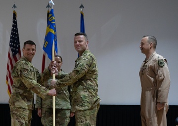 386th Air Expeditionary Wing holds change of command with 61st Expeditionary Airlift Squadron redesignation