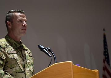 386th Air Expeditionary Wing holds change of command with 61st Expeditionary Airlift Squadron redesignation