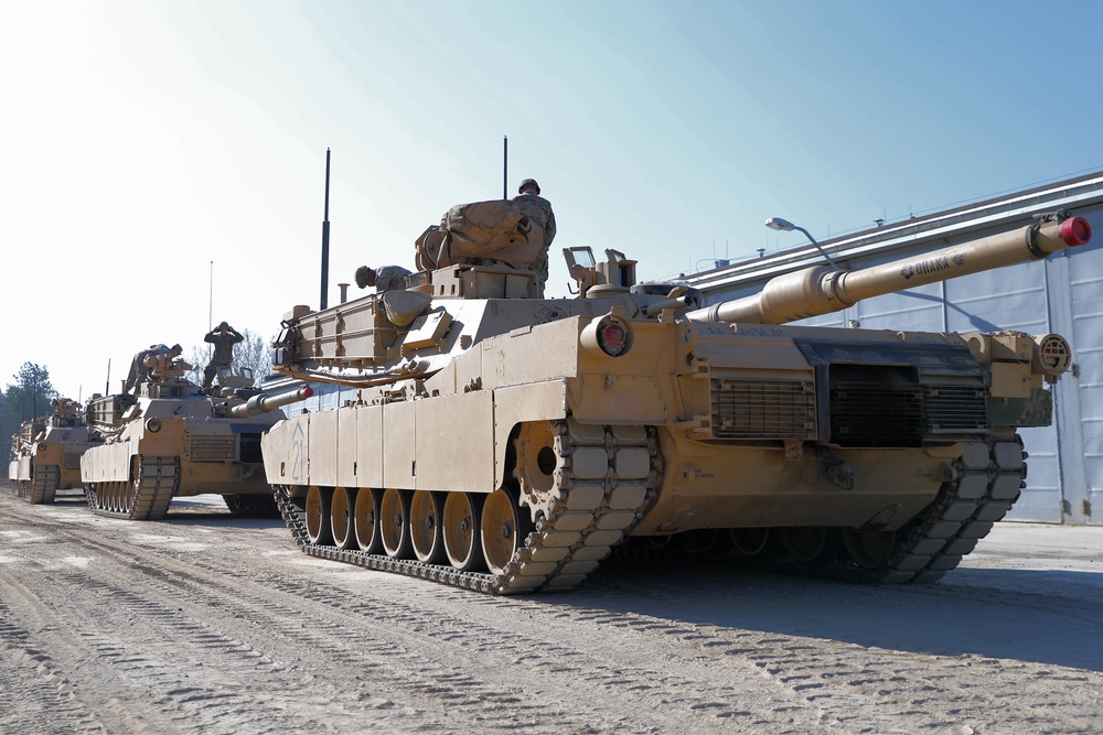 Alpha Company 2 Battalion 34th Armored Regiment Conducts Drivers Training