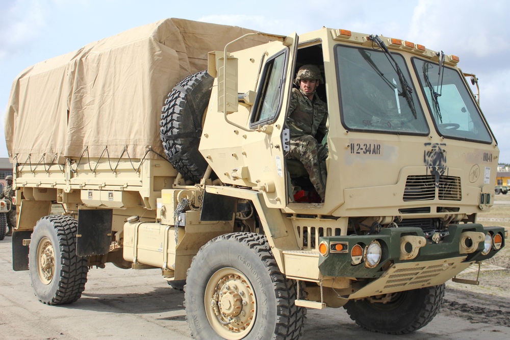 Alpha Company 2 Battalion 34th Armored Regiment Conducts Drivers Training