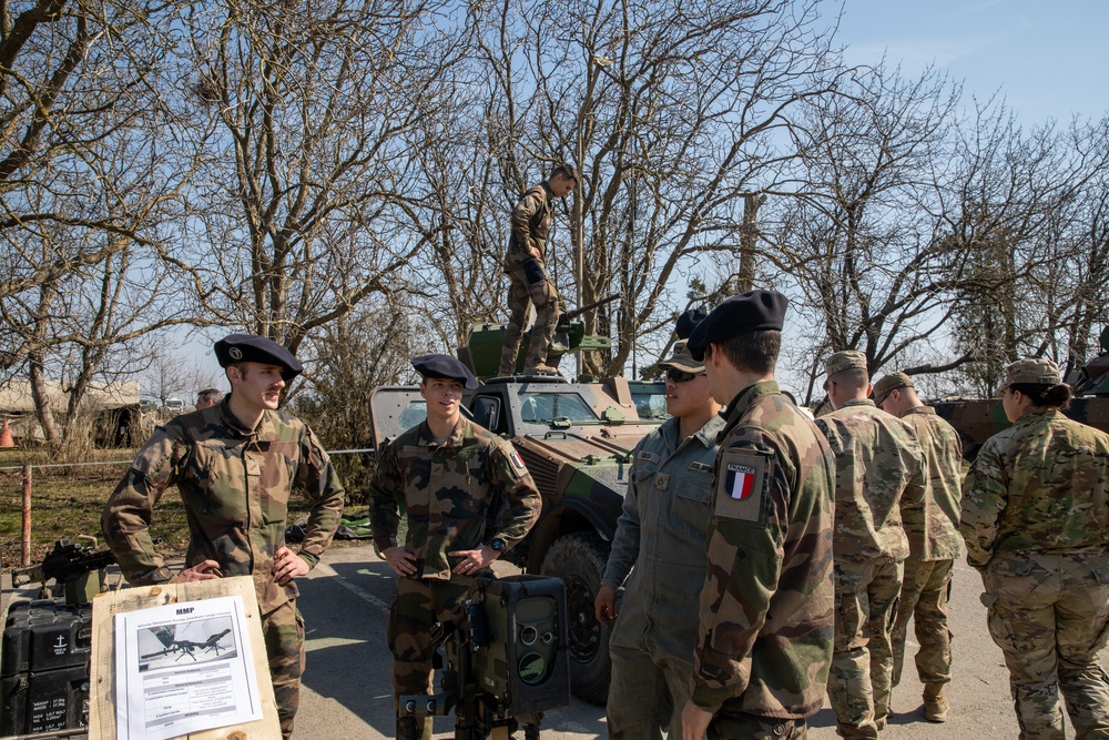 NATO Forces Come Together For Weapons Static Display