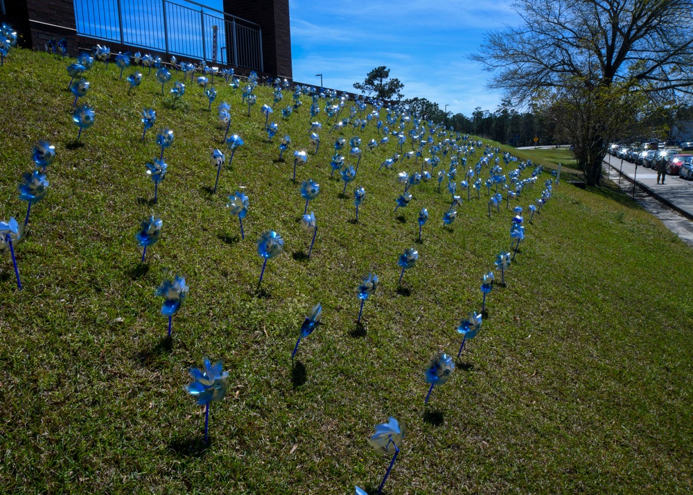 Pinwheel gardens have sprouted again at Naval Medical Center Camp Lejeune