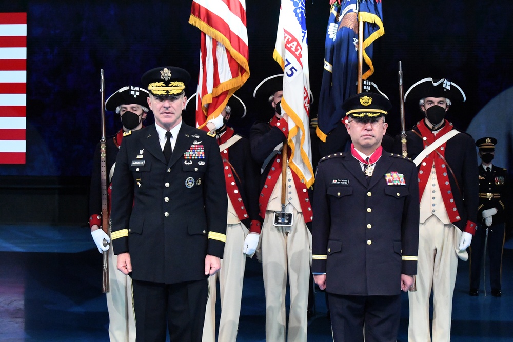 Army Forces Full Honor Arrival ceremony in honor of Japan’s Ground Self-Defense Chief of Staff