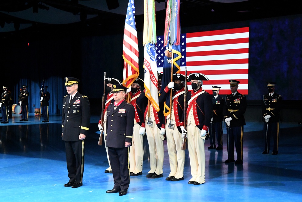 Army Forces Full Honor Arrival ceremony in honor of Japan’s Ground Self-Defense Chief of Staff