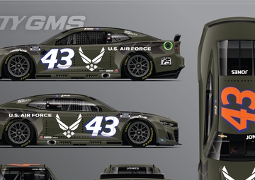 Airman creates heritage paint scheme for NASCAR team