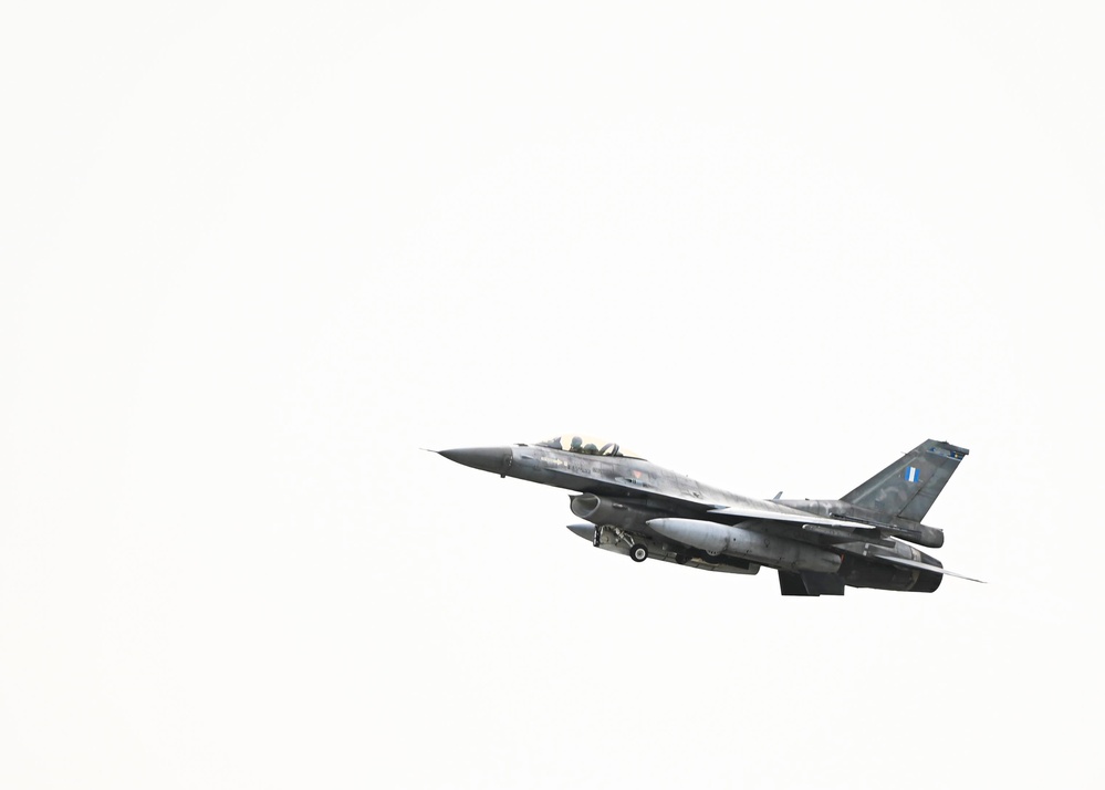 48th Fighter Wing F-15E Strike Eagles fly with Hellenic air force during INIOCHOS 22