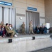 Lt. Col. Shaun Cruze, commander of the 152nd Logistics Readiness Squadron, speaks during roll call