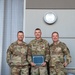 Col. Brian Gunderson, Nevada Air National Guard Director of Staff-Air awards the Nevada Medal of Valor to Tech. Sgt. Cody Sharkey